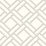 Lillian August Block Trellis Metallic Silver And Eggshell Wallpaper LN11500