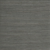 Lillian August Abaca Grasscloth Charcoal And Sandstone Wallpaper LN11835