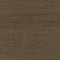 Lillian August Sisal Grasscloth Ash Brown Wallpaper LN11836