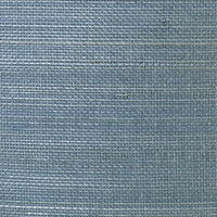 Lillian August Abaca Grasscloth Bluestone Wallpaper LN11842