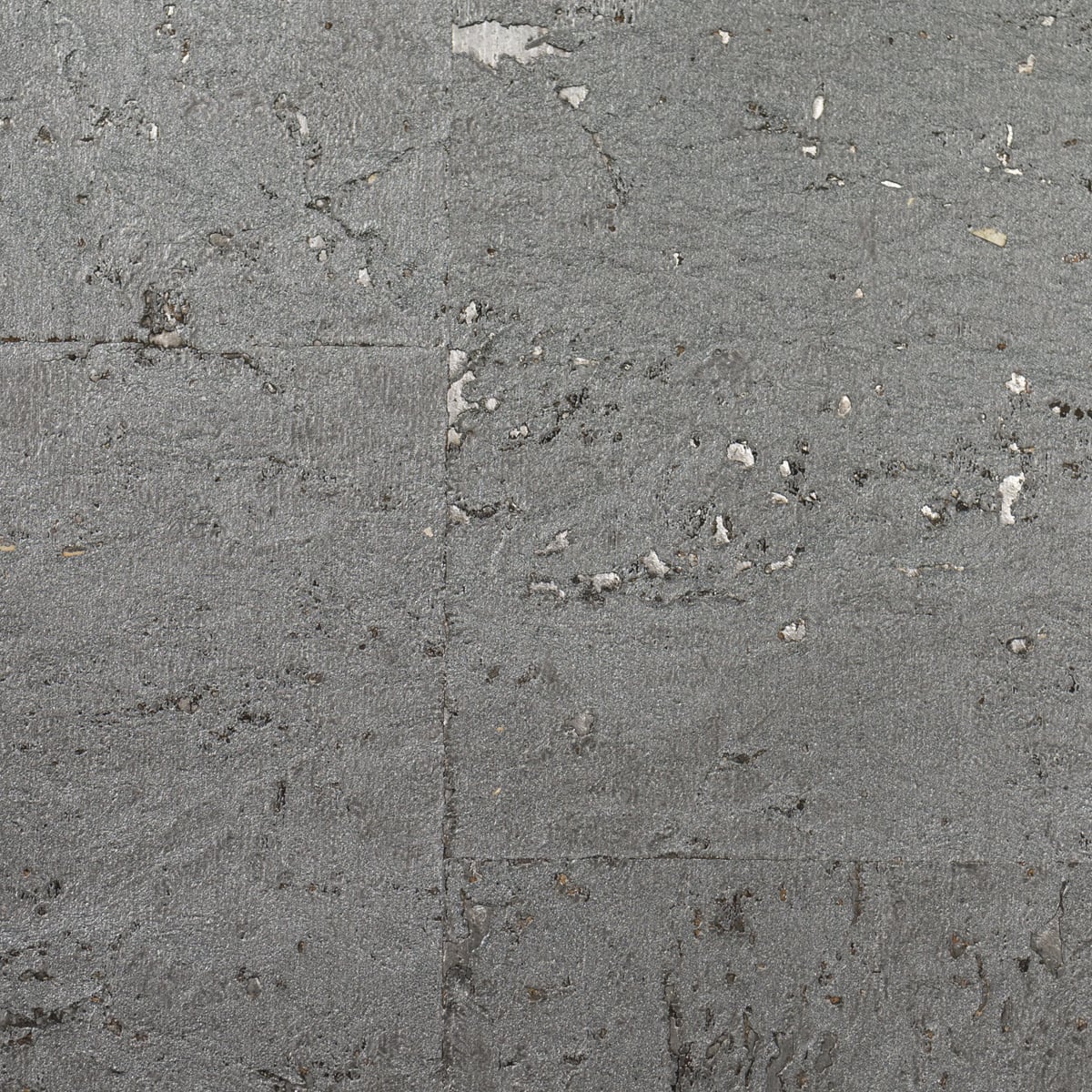 Lillian August Cork Graphite & Metallic Silver Wallpaper LN11861