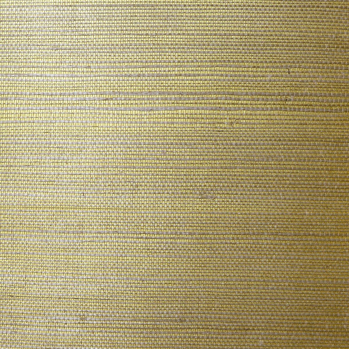 Lillian August Sisal Grasscloth Metallic Gold And Aloe Wallpaper Sample LN11864