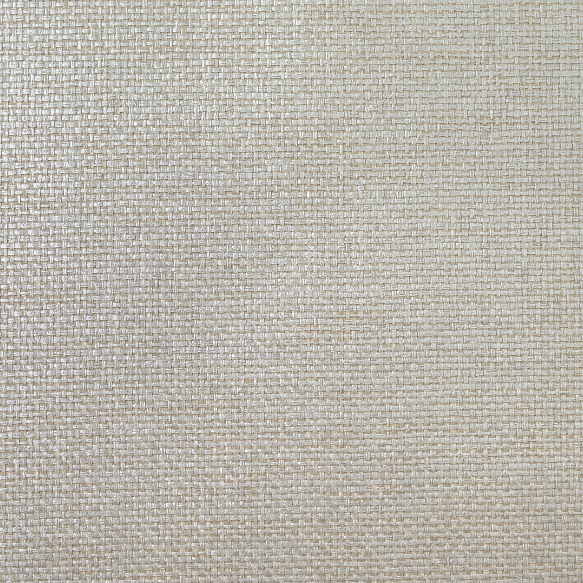 Lillian August Paperweave Metallic Silver & Greige Wallpaper Sample LN11879