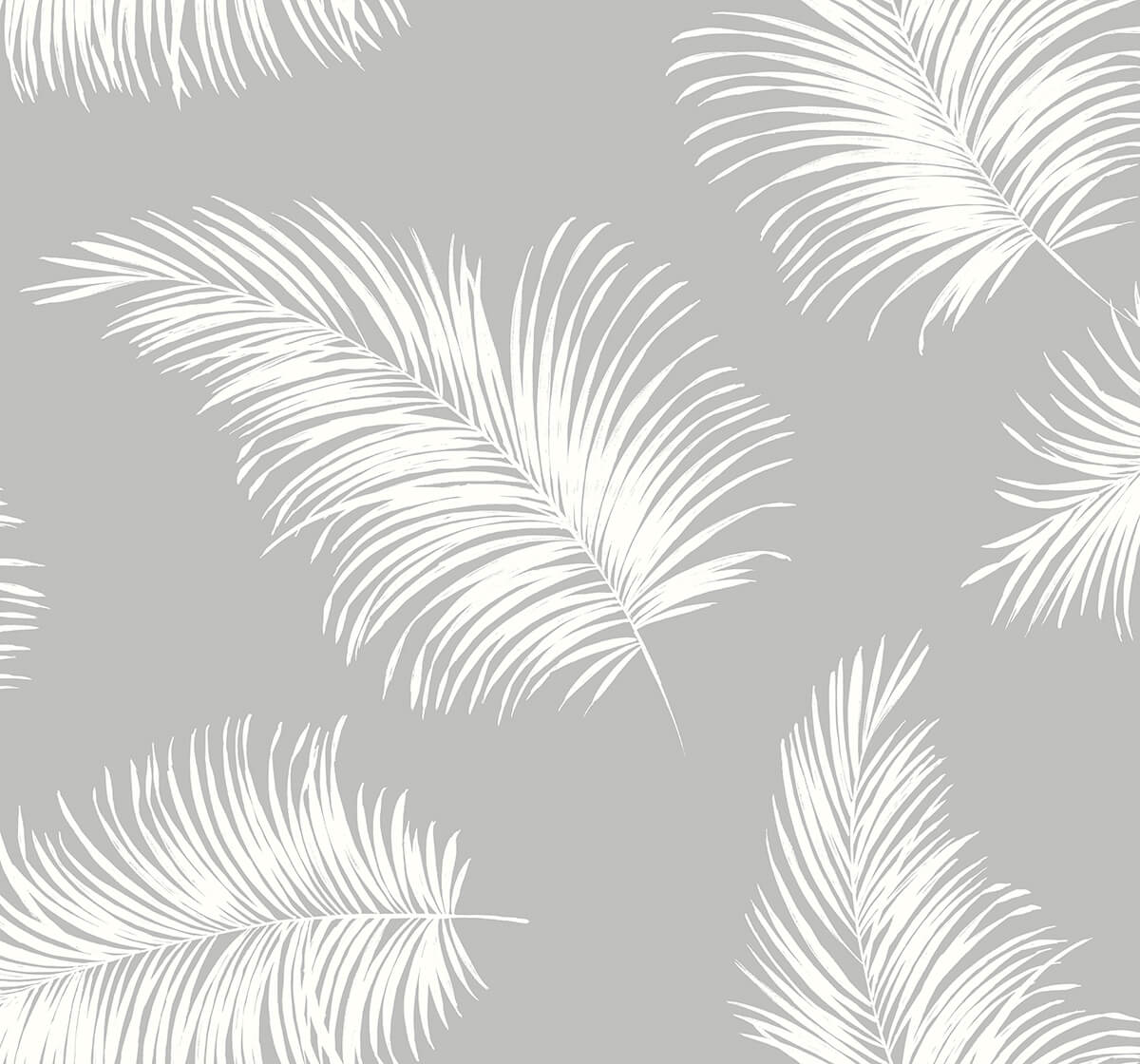 Lillian August Tossed Palm Harbor Mist Wallpaper Sample LN20315