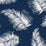 Lillian August Tossed Palm Navy Blue Wallpaper Sample LN20322