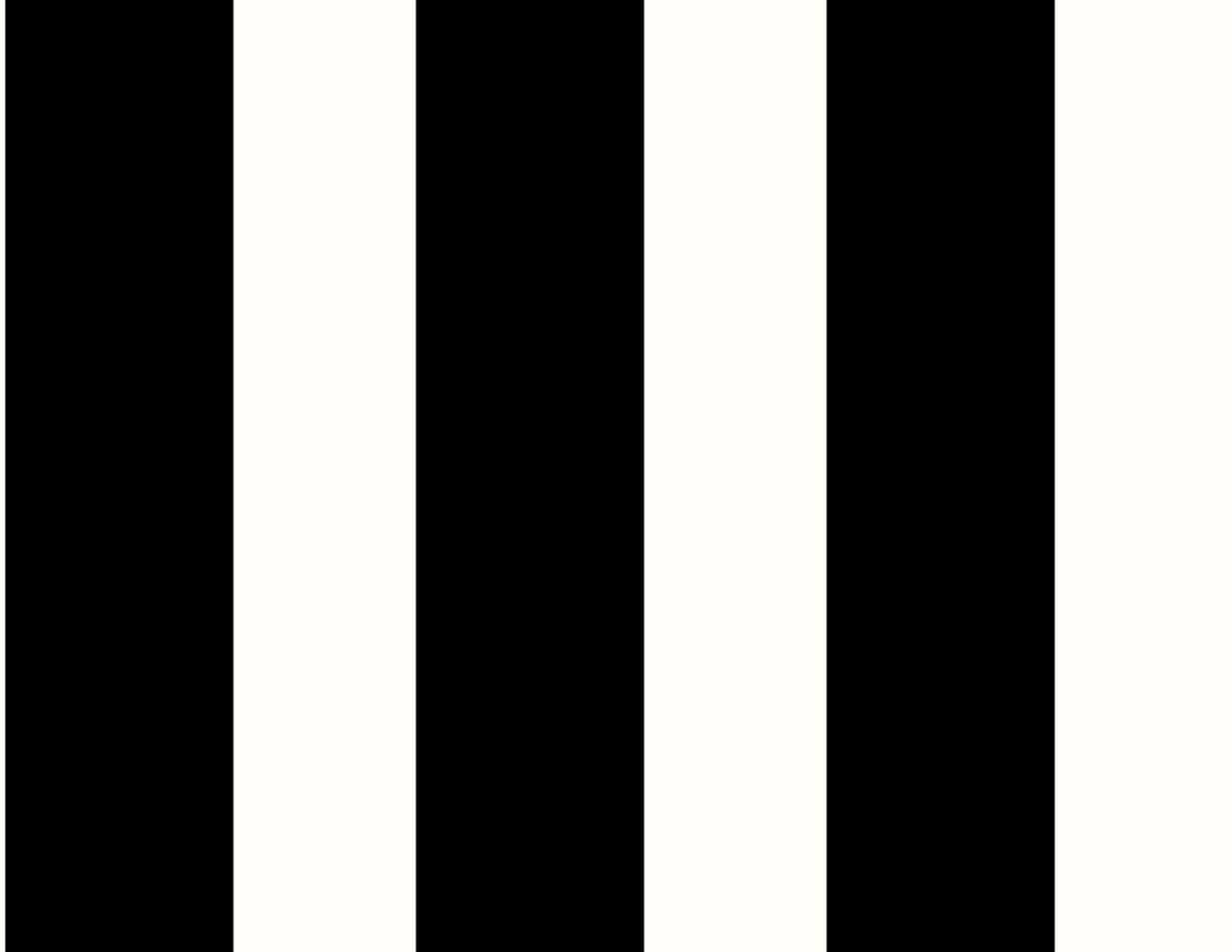Lillian August Designer Stripe Black & White Wallpaper Sample LN20400