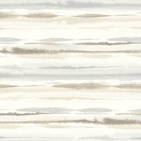 Lillian August Horizon Stripe Sand Dunes Wallpaper LN20605