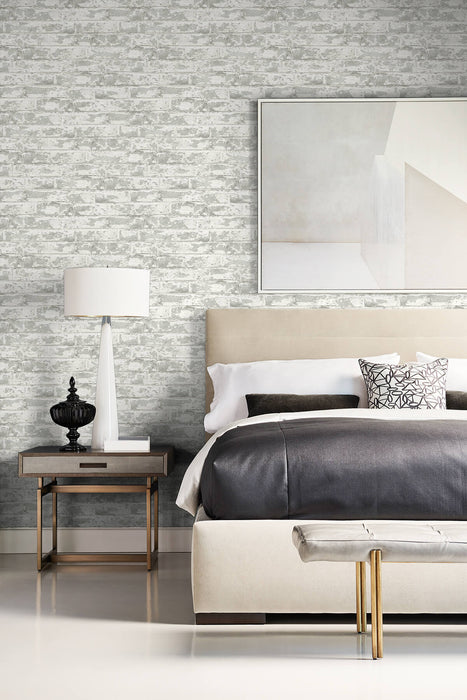 Lillian August Soho Brick Calcutta Wallpaper LN20900