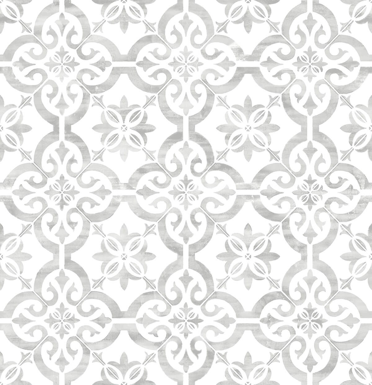 Lillian August Porto Tile Harbor Mist Wallpaper LN21205