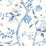 Lillian August Floral Trail Bluestone Wallpaper LN21302