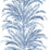 Lillian August Keana Palm Coastal Blue Wallpaper Sample LN30102