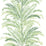 Lillian August Keana Palm Paradise Green Wallpaper Sample LN30104