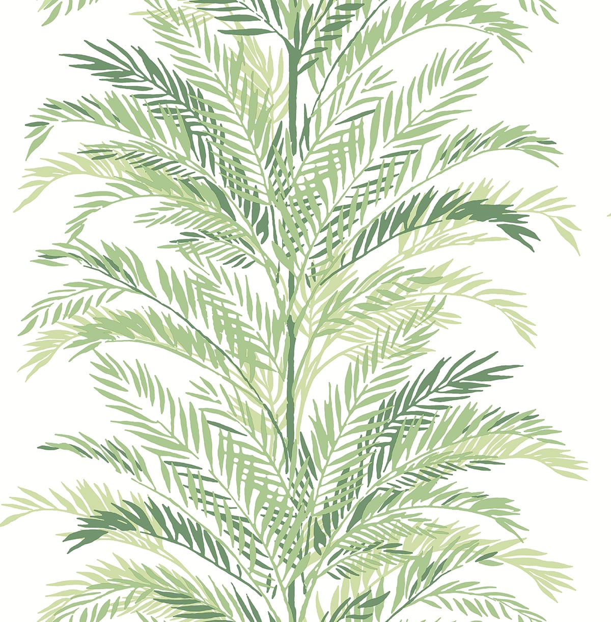 Lillian August Keana Palm Paradise Green Wallpaper Sample LN30104