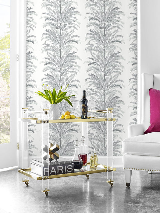 Lillian August Keana Palm Harbor Mist Wallpaper Sample LN30108