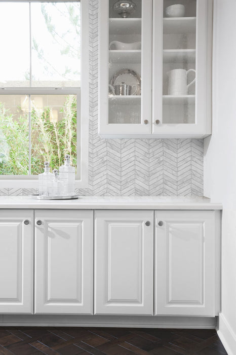 Lillian August Marbled Chevron Calcutta & Argos Grey Wallpaper LN30408