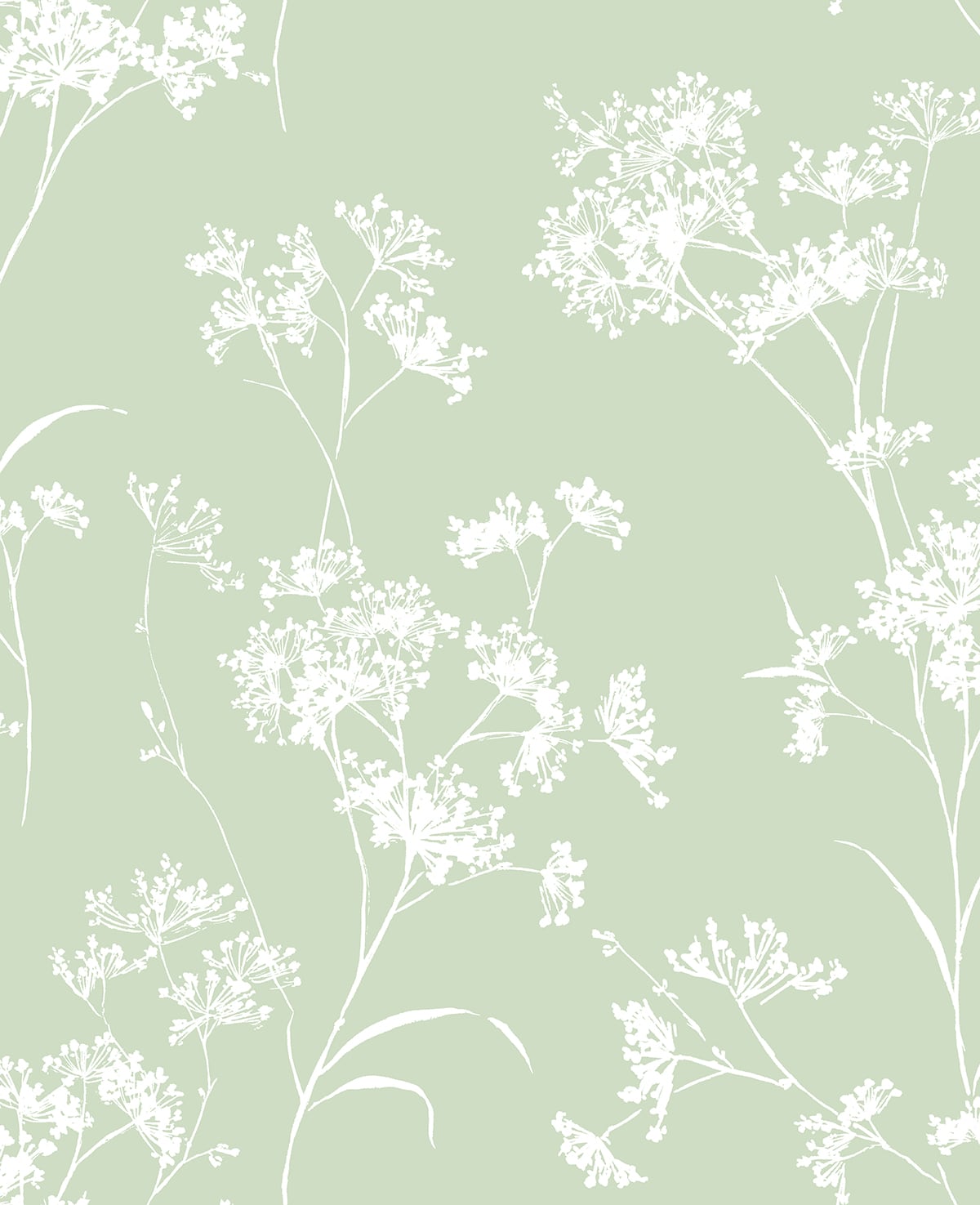 Lillian August Floral Mist Seacrest Green Wallpaper Sample LN30504