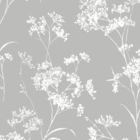 Lillian August Floral Mist Alloy Wallpaper LN30508