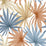 Lillian August Tropic Palm Toss Charlotte Blue & Soft Melon Wallpaper LN31001