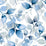Lillian August Watercolor Tossed Leaves Blue Lagoon Wallpaper LN31102