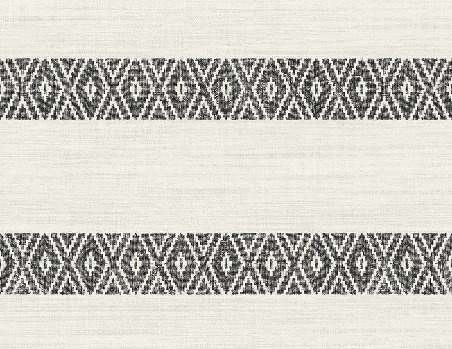 Lillian August Alani Geo Stripe Charcoal Wallpaper LN40100