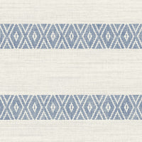 Lillian August Alani Geo Stripe Blue Bell Wallpaper LN40102