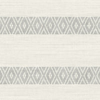 Lillian August Alani Geo Stripe Fog Wallpaper LN40108