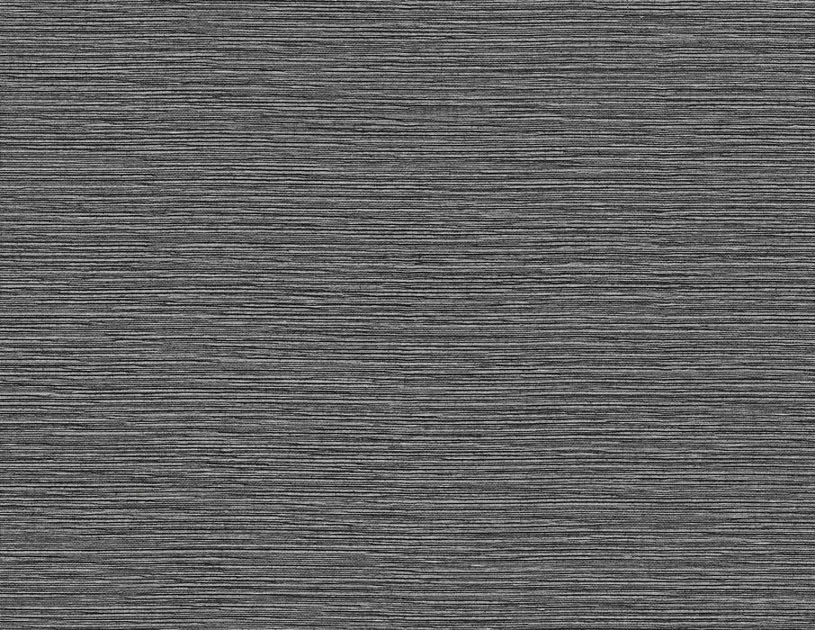 Lillian August Tiger Island Faux Sisal Charcoal Wallpaper Sample LN40400