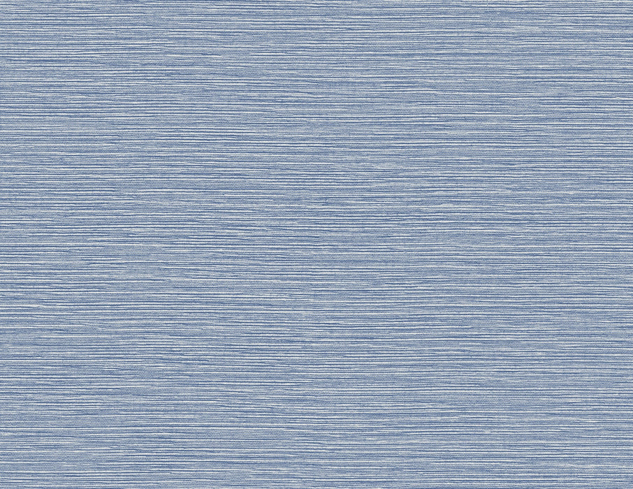 Lillian August Tiger Island Faux Sisal Riviera Blue Wallpaper Sample LN40422