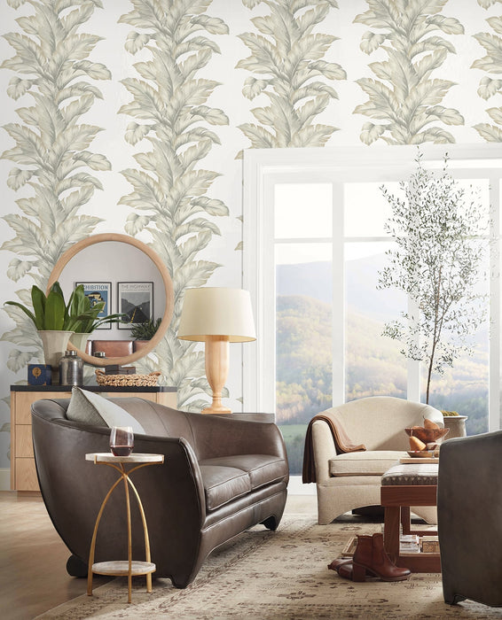 Lillian August Banana Springs  Fieldstone Wallpaper Sample LN40607