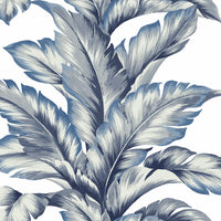Lillian August Banana Springs  Coastal Blue Wallpaper LN40612