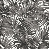 Lillian August Cordelia Tossed Palms Onyx Wallpaper LN40700