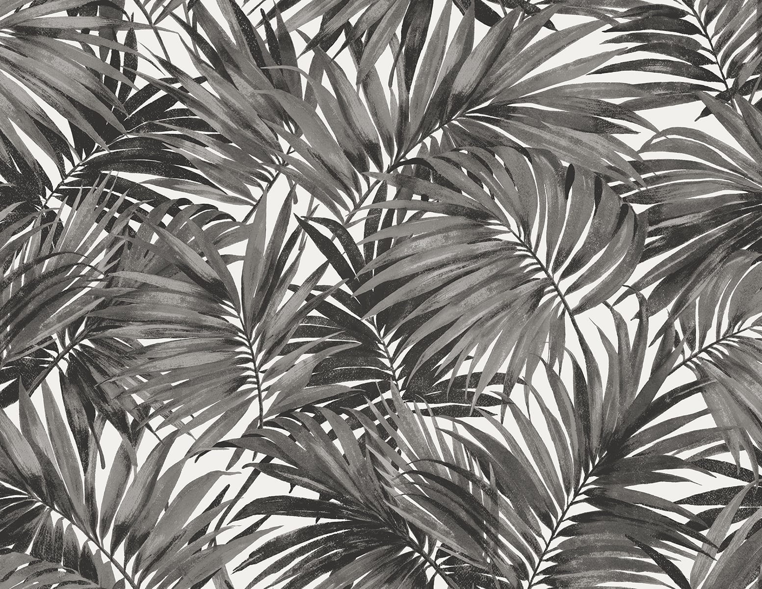 Lillian August Cordelia Tossed Palms Onyx Wallpaper LN40700