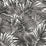 Lillian August Cordelia Tossed Palms Onyx Wallpaper Sample LN40700