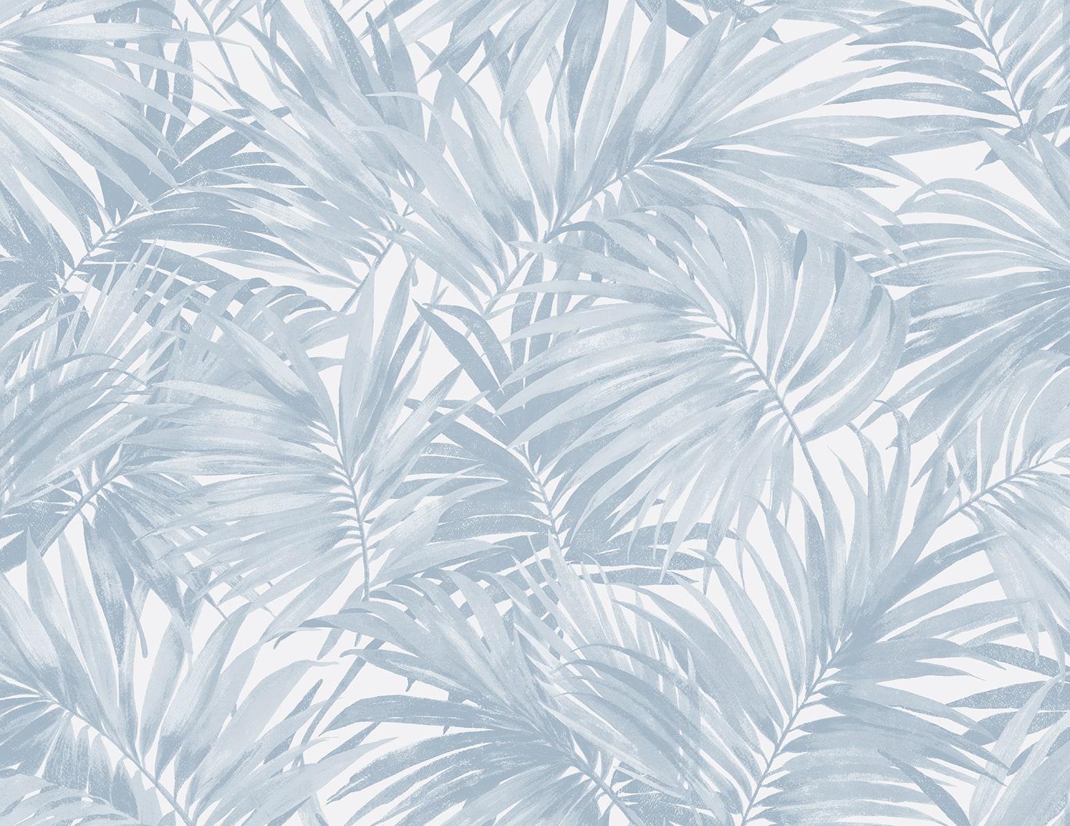 Lillian August Cordelia Tossed Palms Blue Shale Wallpaper LN40702
