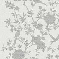 Lillian August Aloha Bird Trail Heather Grey Wallpaper LN41008