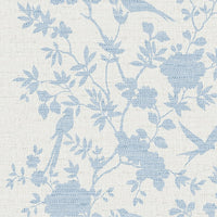 Lillian August Aloha Bird Trail Maya Blue Wallpaper LN41012