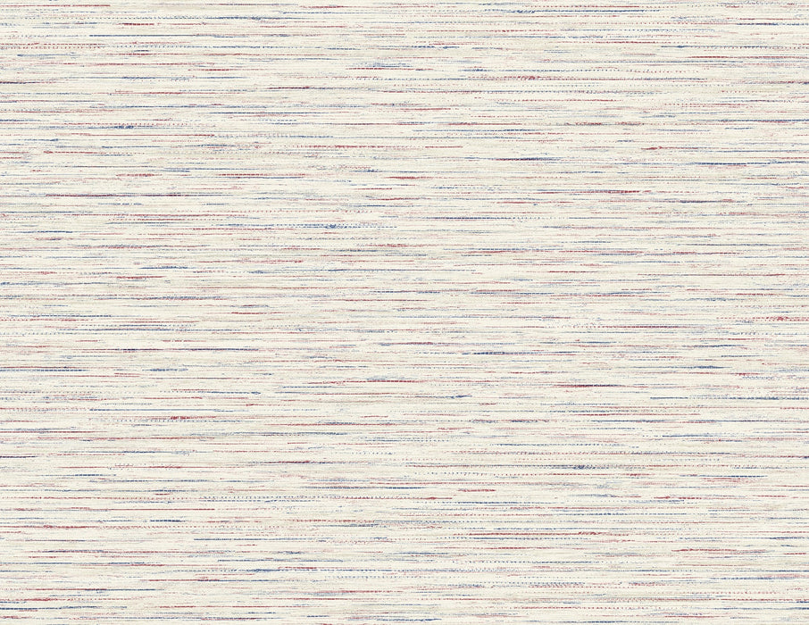 Lillian August Loe Sanctuary Stria Carmine & Navy Wallpaper LN41101