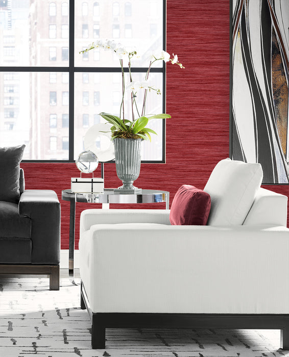 Lillian August Loe Sanctuary Stria Berry Wallpaper LN41111