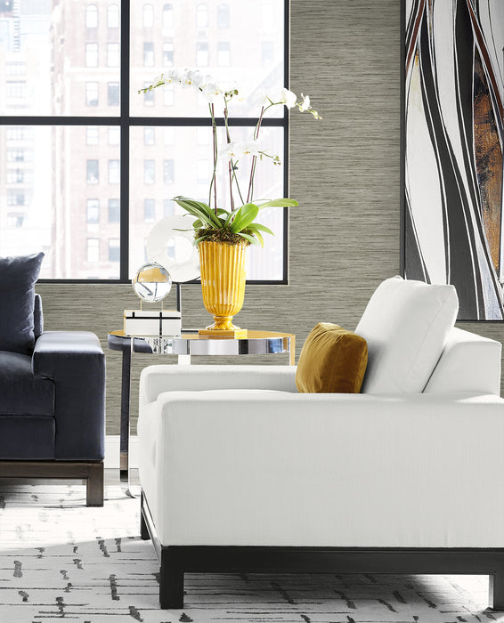 Lillian August Loe Sanctuary Stria Desert Limestone Wallpaper LN41117