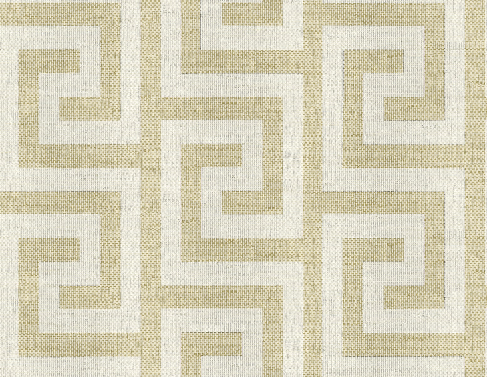 Lillian August Luna Retreat Greek Key Golden Wallpaper LN41203