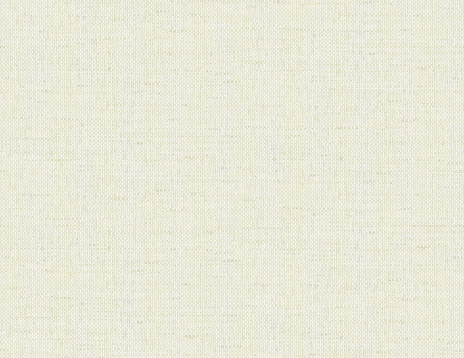 Lillian August Kaya Faux Paperweave Alabaster Wallpaper Sample LN41303