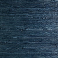 Lillian August Heavy Tightweave Jute Marine Blue Wallpaper LN50010