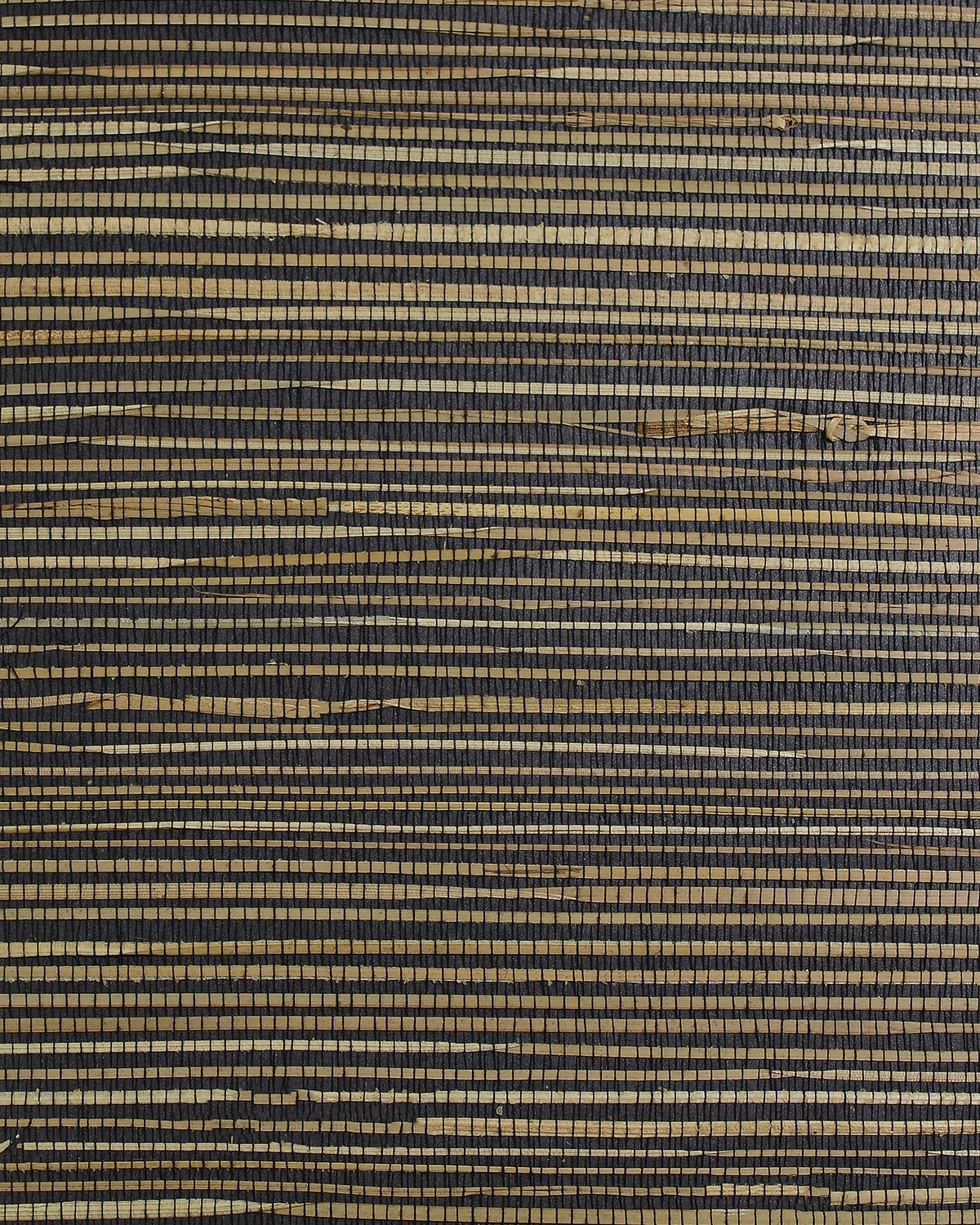 Lillian August Boodle Regular Weave  Black Tan Wallpaper Sample LN50085