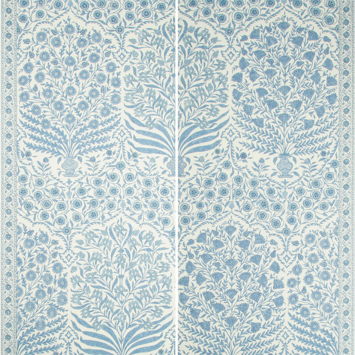 Brunschwig & Fils Sameera Paper Blue/Indigo Wallpaper LOANER PNL.P2017100-515.0