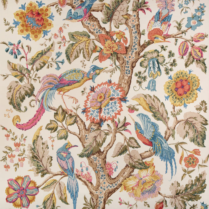 Lee Jofa Tree Of Life Pnl Denim/Berry Wallpaper LOANER PNL.P2023113-519.0