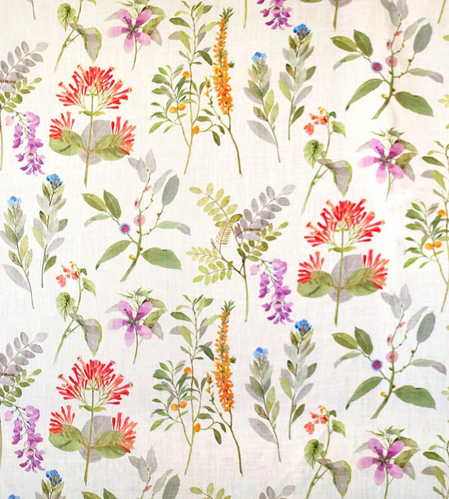 Grey Watkins Sissinghurst Coral / Multi Fabric Sample LO50160003