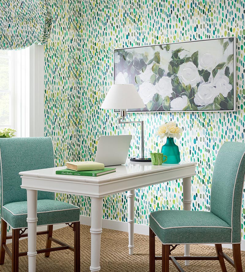 Grey Watkins Jamboree Linen Print Grasshopper Fabric Sample LO50960006