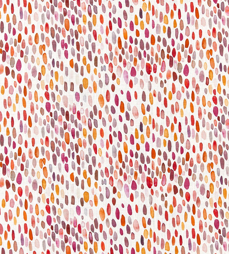 Grey Watkins Jamboree Linen Print Wild Berry Fabric LO50960007