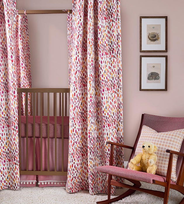 Grey Watkins Jamboree Linen Print Wild Berry Fabric LO50960007