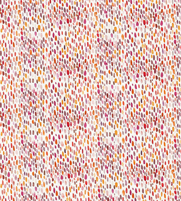 Grey Watkins Jamboree Linen Print Wild Berry Fabric LO50960007